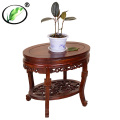 Oval bonsai solid wood pot table